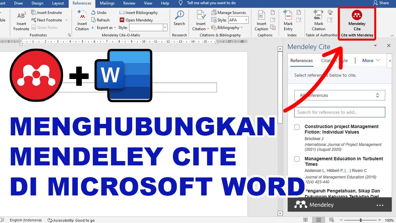 Ternyata Begini Cara Mengubah 1 Menjadi 1 ti Mendeley Word yang Sering Salah Kaprah