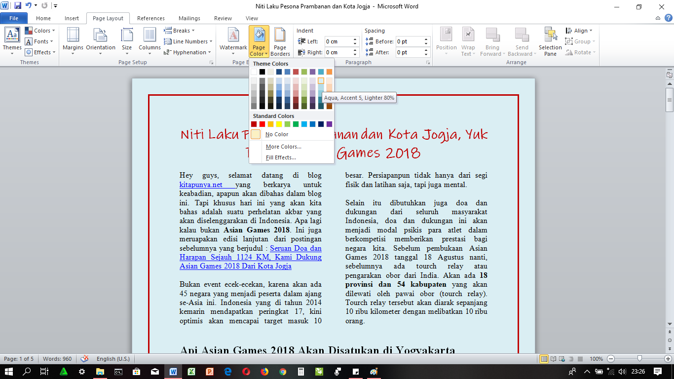 Tutorial Cara Mudah Membuat Halaman Baru di Word - LKomBis