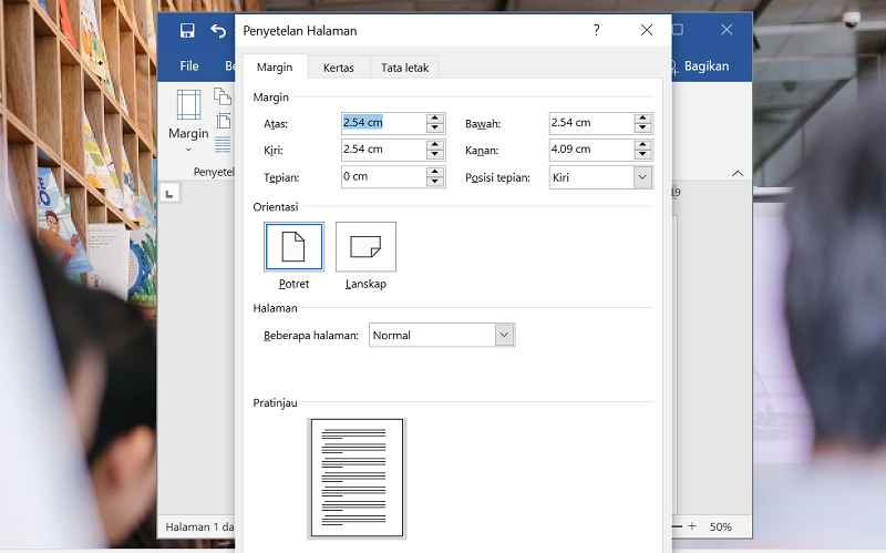 Ternyata Ini Cara Mengubah 1 Halaman Portrait ke Landscape pada Microsoft Word yang Benar