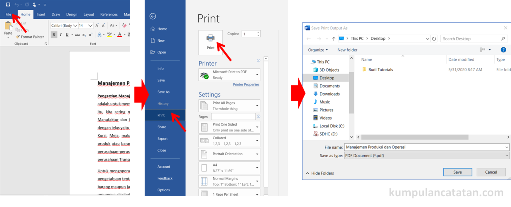 Ternyata Ini Cara Mengubah 2 File Word ke PDF Sekaligus yang Paling Cepat dan Praktis