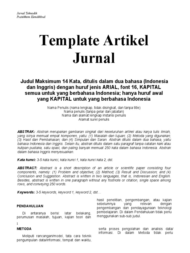 cara membuat jurnal tesis s2