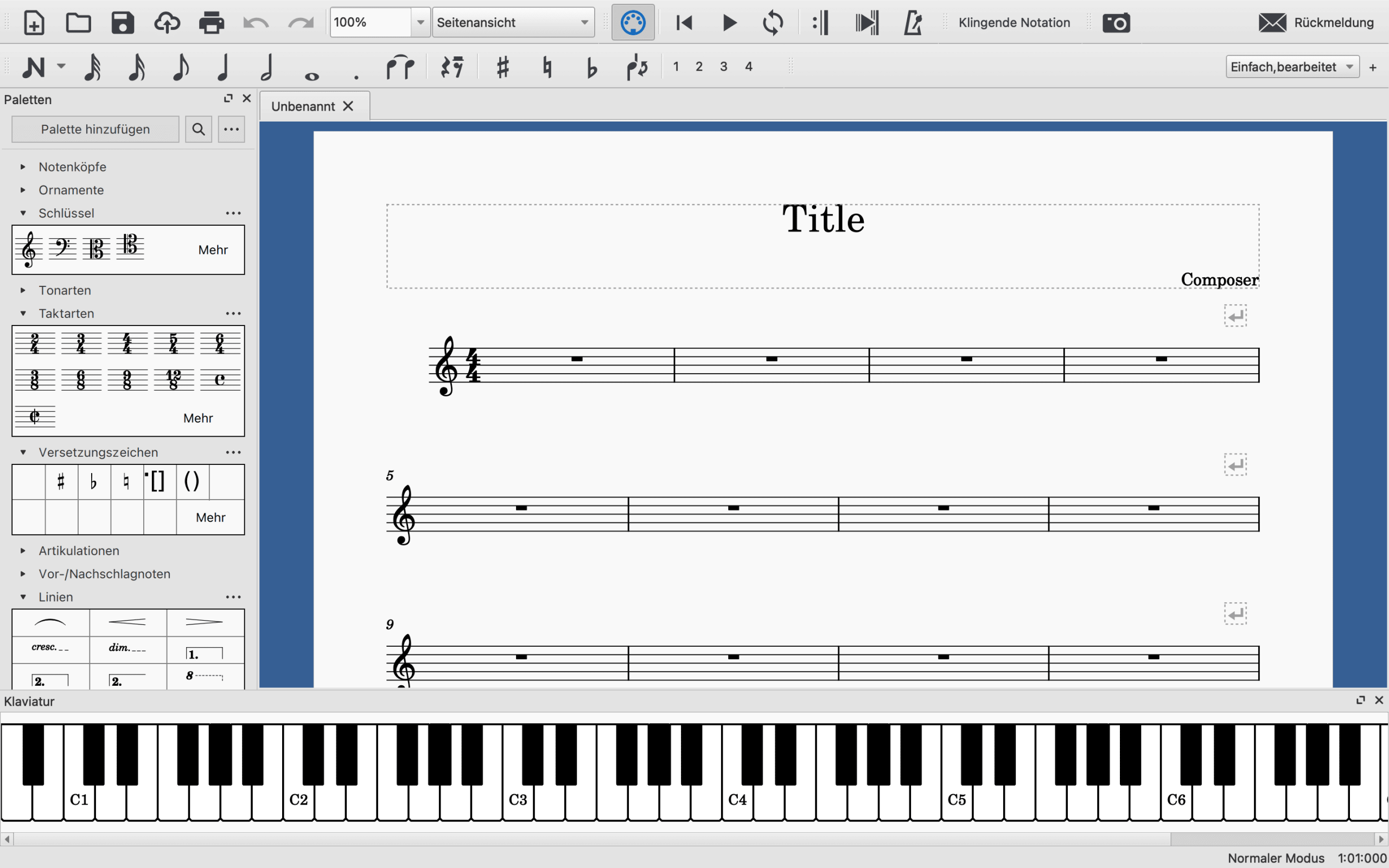Musescore Noten Verlängern Takte bearbeiten CDKE Musescore Noten Verlängern Takte bearbeiten CDKE