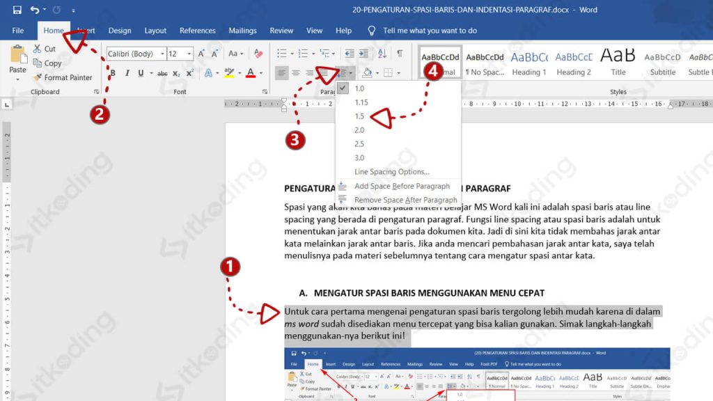 3 Langkah Ternyata Mudah Mengubah Nilai Spasi Samping Atas Bawah di Word 2026
