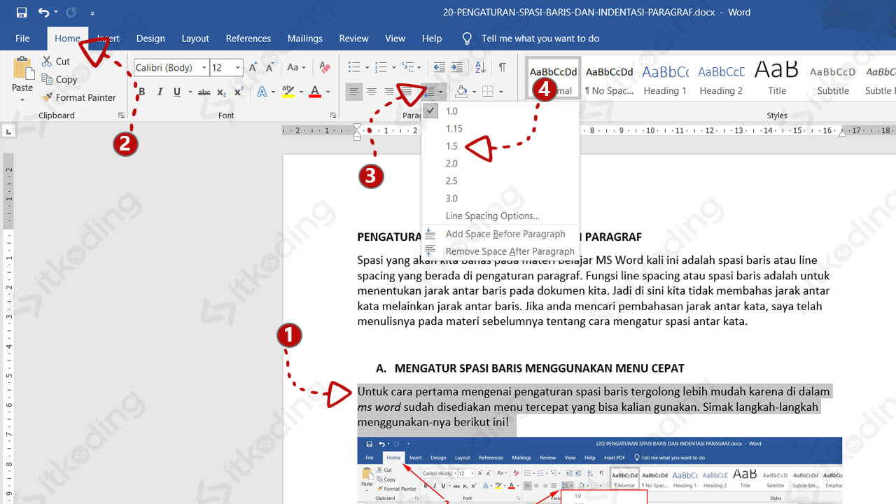 3 Langkah Ternyata Mudah Mengubah Nilai Spasi Samping Atas Bawah di Word 2026