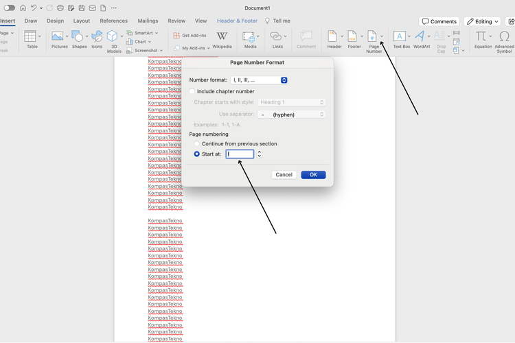 Cara Membuat Nomor Halaman Romawi di Microsoft Word buat Karya Ilmiah