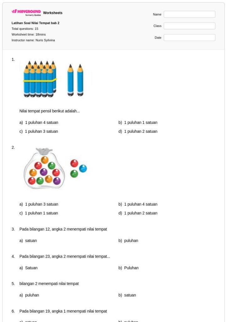 7 Contoh Soal Matematika Kelas 2 Nilai Tempat yang Sering Bikin Salah Paham, Wajib Tahu Sebelum Ulangan