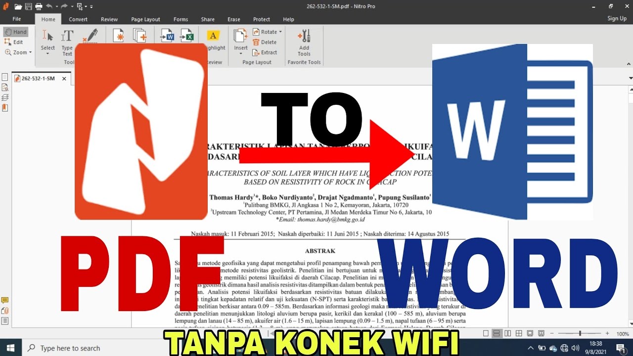 Cara Mengubah Nitro PDF ke Word Tanpa Ribet di Laptop, Ternyata Semudah Ini