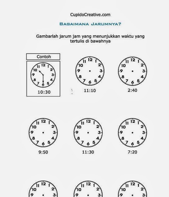 Terbukti 5 Ide Jajanan Anak SD Bikin Contoh Soal Jam Kelas 1 SD Lebih Menarik