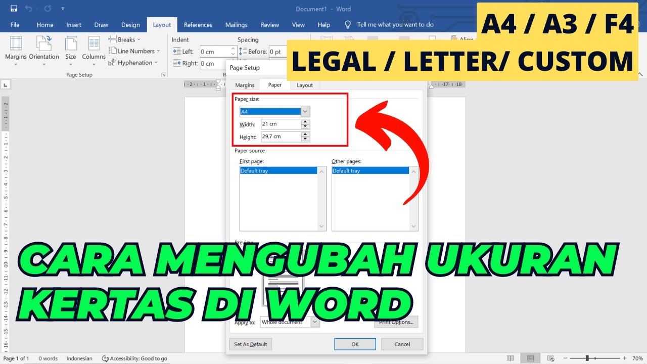 Terbukti! Solusi word tidak bisa diubah ke a4: cara memunculkan ruler di Windows dan Mac