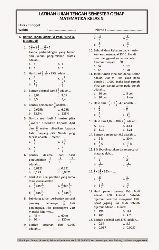 Ternyata Ini 7 Contoh Soal Matematika Kelas 10 Semester 2 dan Pembahasannya yang Sering Muncul di Ujian