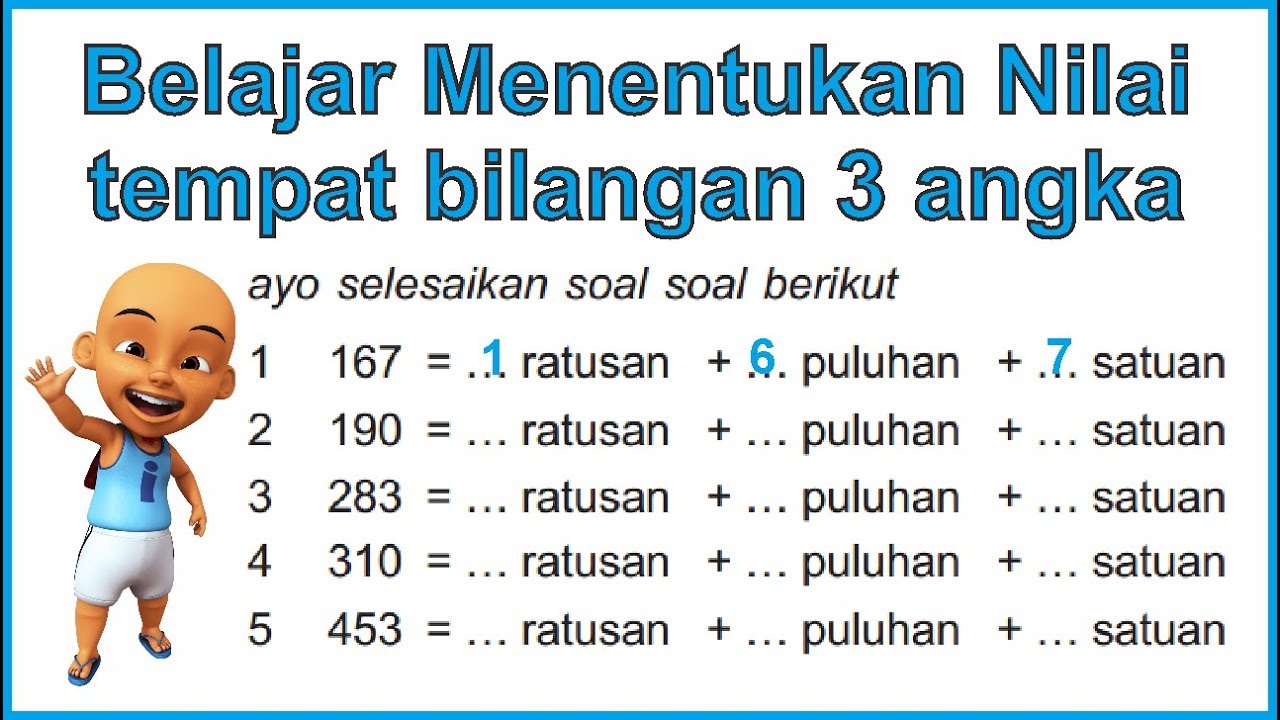 7 Contoh Soal Matematika Kelas 2 Nilai Tempat di Tunjuk Panah yang Sering Muncul di Ujian